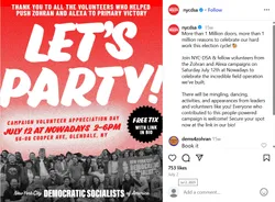 Let's Party!Campaign Volunteer Appreciation Day